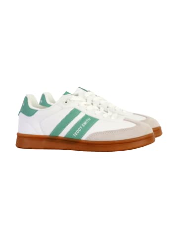 Teddy Smith Leder-Sneaker Grün