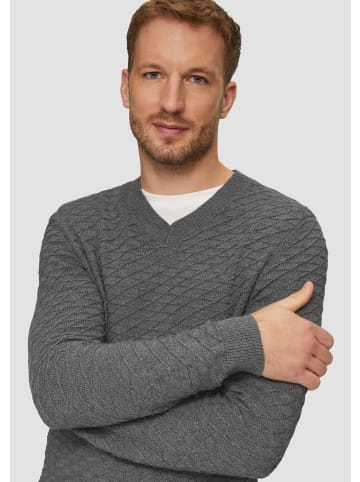 s.Oliver Strickpullover langarm in Grau