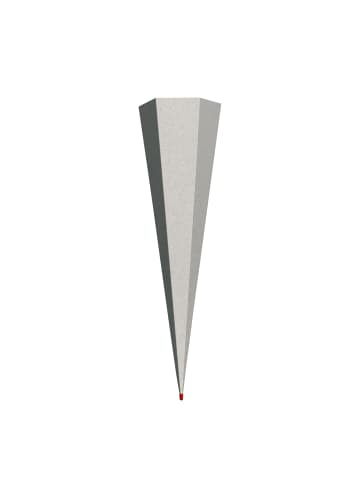 Schultüten-Rohling groß 100 cm in Grau
