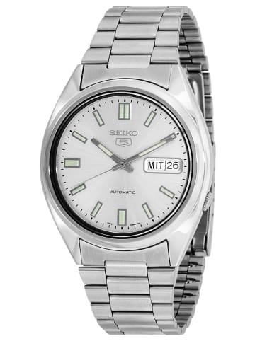 Seiko Herrenuhr Seiko 5 Automatik Silber