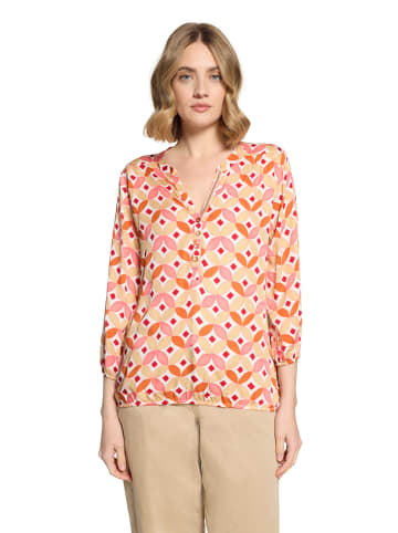 CARTOON Casual-Bluse mit Muster in Cream/Rosé