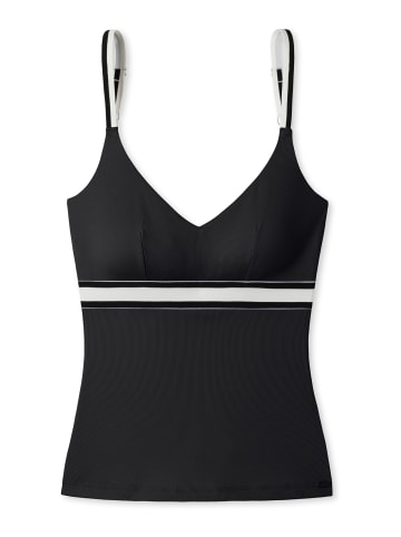 Schiesser Tankini Aqua Californian Dream 1er-Pack in Schwarz