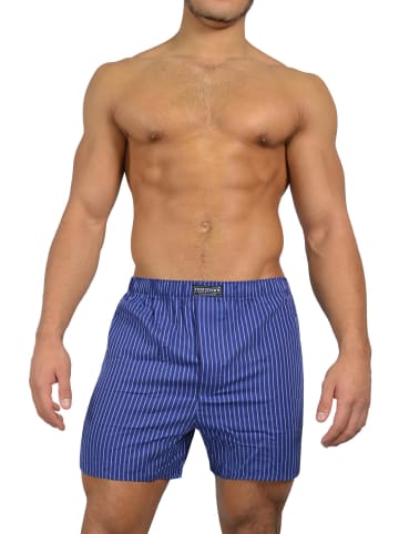 normani 3 Stück Herren Web Boxershorts in Navy