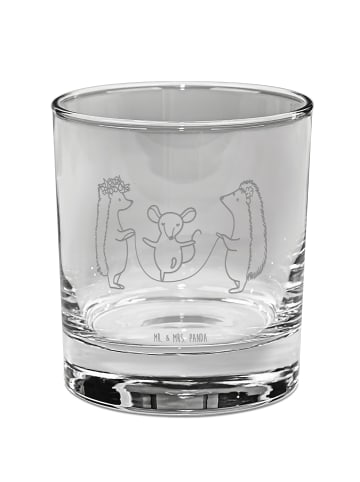 Mr. & Mrs. Panda Whiskeyglas Igel Seilhüpfen ohne Spruch in Transparent