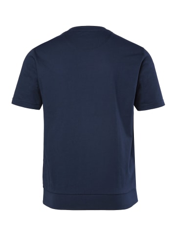 Men Plus Kurzarm T-Shirt in navy blau