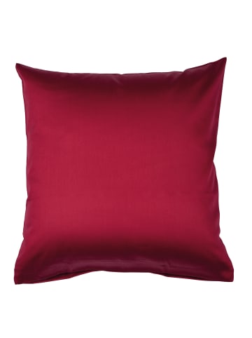Traumschloss Mako-Satin Kissenbezug in bordeaux