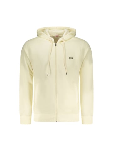Rifle Weißes Baumwoll-Kapuzen-Sweatshirt