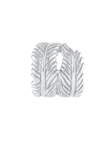 Elli Ohrringe 925 Sterling Silber Feder in Silber