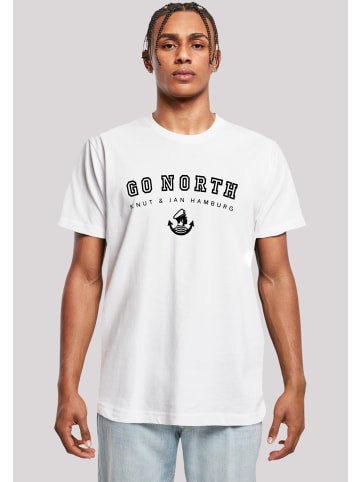 F4NT4STIC T-Shirt Go North in weiß