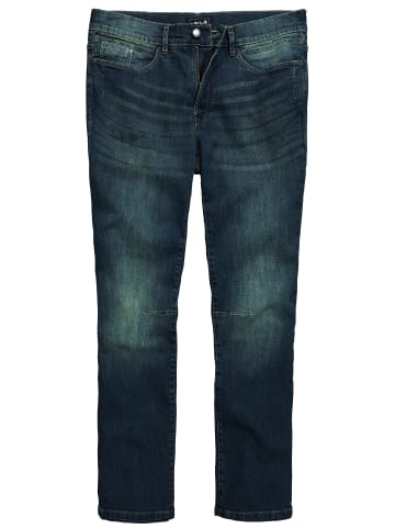 Men Plus Jeanshose in dark blue denim