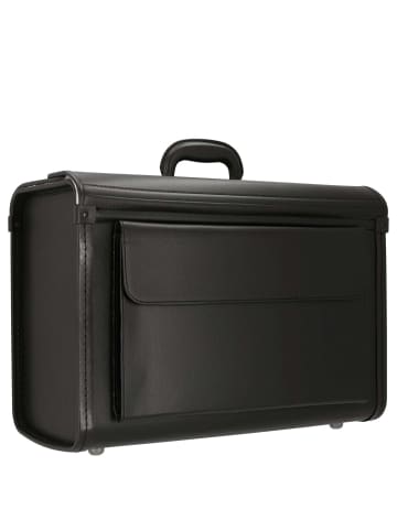 D&N Business - Pilotenkoffer 51 cm PU (schwarz) in schwarz
