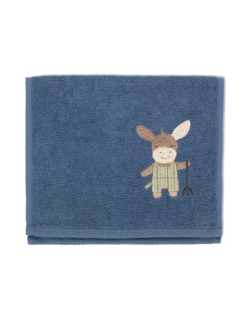 Sterntaler Kinderhandtuch 2er-Pack ESEL Emmilius in mittelblau