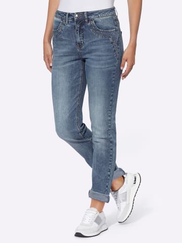 Heine Jeans in blue-stone-washed