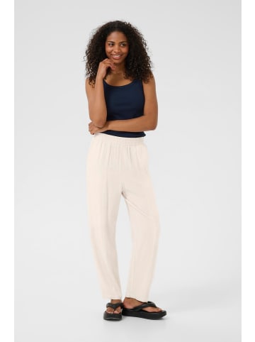 Kaffe Hose KAliny Regular fit in Light Sand Linen