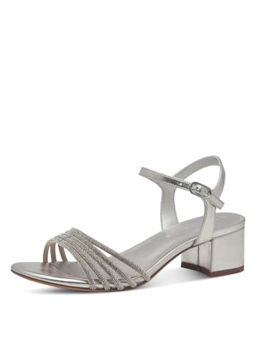 Tamaris Riemchensandaletten in Silber