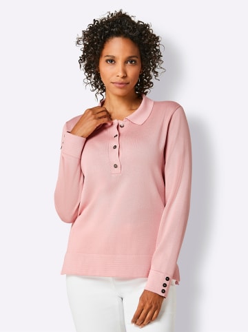 creation L Polopullover in rosenquarz