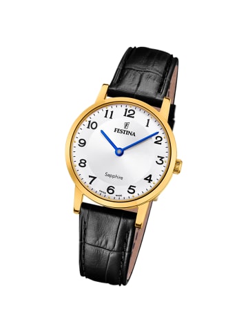 Festina Analog-Armbanduhr Festina Swiss Made schwarz klein (ca. 29,3mm)