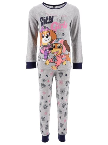 Paw Patrol Skye Kinder Pyjama Schlafanzug in Grau