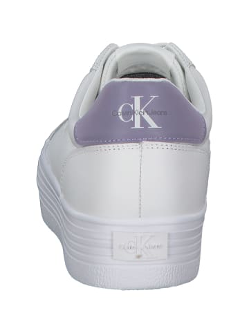 Calvin Klein Schnürschuhe in white/lavendel