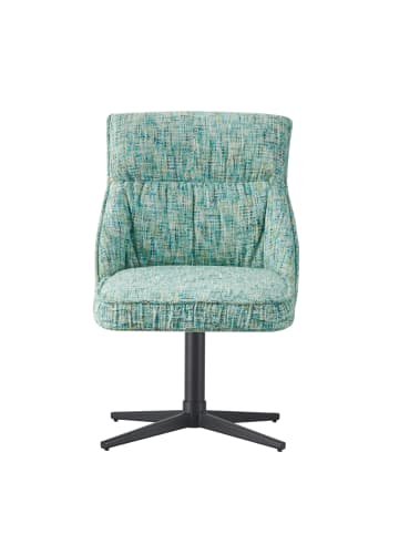 DUBI Möbel 2er-Set: Drehstuhl LORENA in Türkis - (B)49 x (H)83 x  (T)62 cm