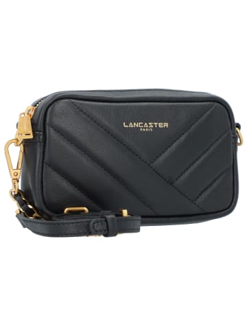 Lancaster Soft Matelassé Umhängetasche Leder 19 cm in noir