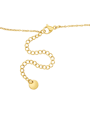 Steel_Art Fußkette mit Perlen Aila goldfarben in goldfarben