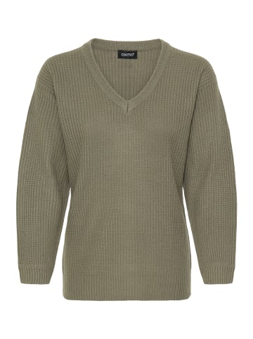 Oxmo Strickpullover OXSandie in Dunkelgrün