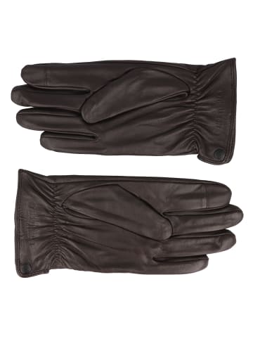 Strellson Handschuhe Leder dbrown