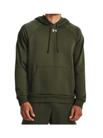 Under Armour Hoodie UA RIVAL FLEECE HOODIE in Oliv