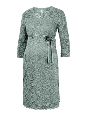 mama licious Kleid aus Spitze in Chinois Green