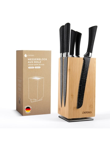 Exitoso Messerblock Bambus  Braun