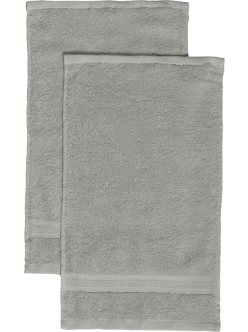 REDBEST Frottier Gästetuch 2er-Pack Chicago in grau