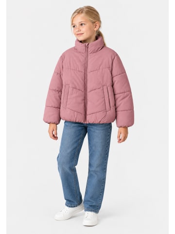 name it Pufferjacke Stehkragen Reflektordetail Zip in Taupe Rosé