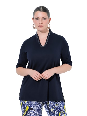 Ulla Popken Shirt in dunkles marine