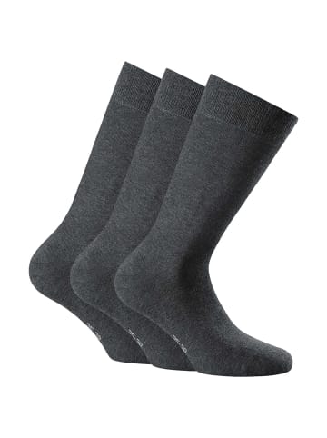 Rohner Socken 3er Pack in Anthrazit