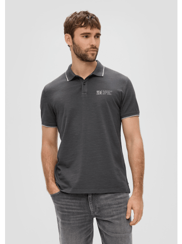 s.Oliver Polo-Shirt kurzarm in Grau