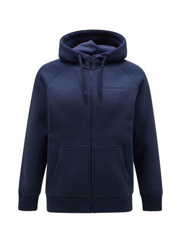 Peak Performance Kapuzensweatshirt M Original Small Logo Zip Hood in dunkelblau