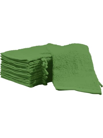 REDBEST Frottier Waschhandschuh 12er-Pack Oceanside in grün