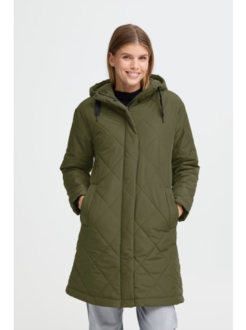 Oxmo Steppjacke OXBMMBELIS LONG JACKET in Grün