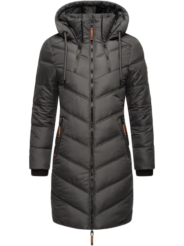 Marikoo Wintermantel Armasa in Anthracite