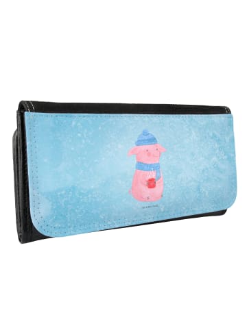 Mr. & Mrs. Panda Frauen Portemonnaie Schwein Glühwein ohne Spruch in Eisblau