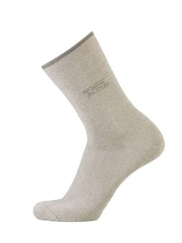 Camel Active 6 Paar Basicsocken halbhoch in beige/grey/anthra