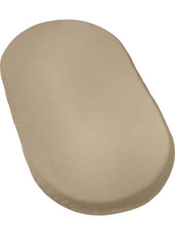 Erwin Müller Single-Jersey Baby-Spannbettlaken Murnau in taupe