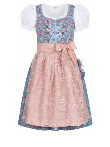 Nübler Kinderdirndl 3-teilig Jule in Blau