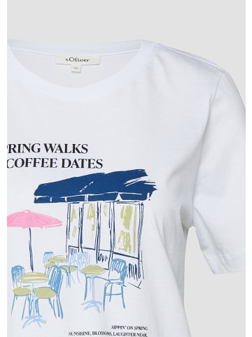 s.Oliver T-Shirt in 01D1_weiß