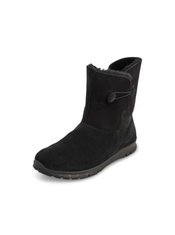 VITAFORM Veloursleder Stiefeletten in schwarz