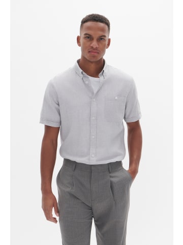 Matinique Kurzarmhemd MAtrostol Gerade Passform in Ghost Gray