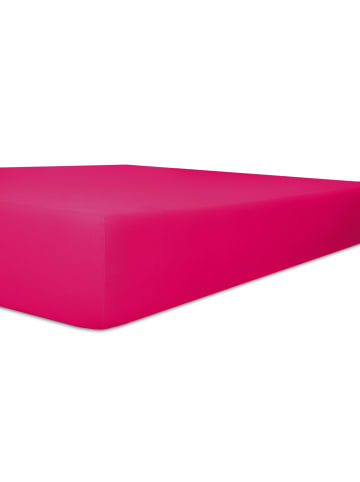 Kneer Spannbetttuch VARIO-STRETCH Q22 in fuchsia