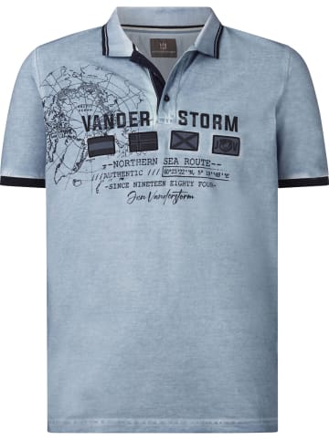 Jan Vanderstorm Poloshirt ANTHONIS in hellblau