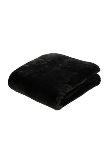 Gözze Wohndecke Cashmere-Feeling 220x240 in schwarz
